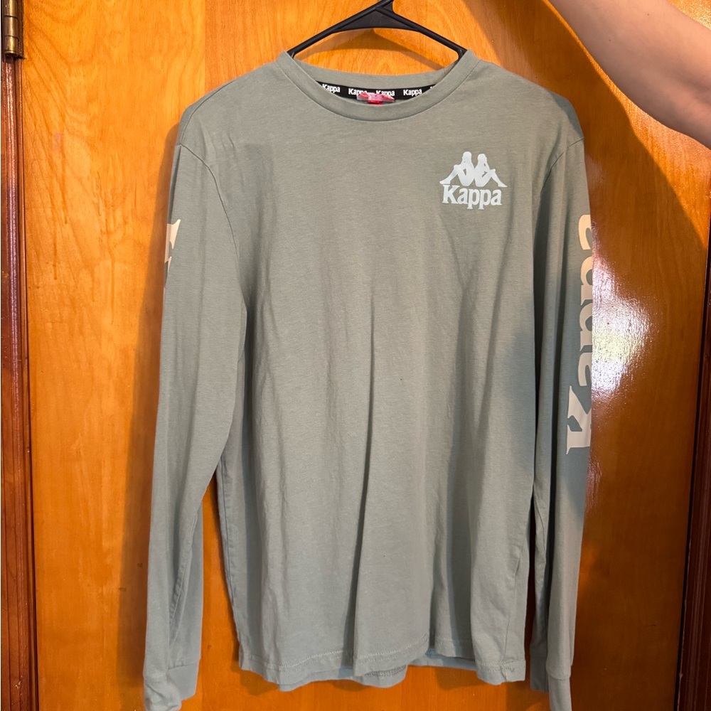 Kappa Men's Green Long Sleeve Shirt